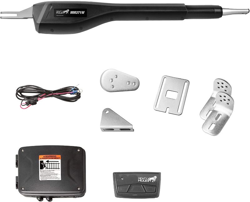 Photo 1 of Mighty Mule MM371W Automatic Gate Opener (SMART), Single, BLACK
