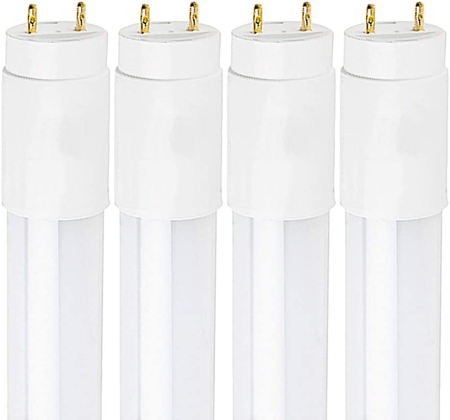 Photo 1 of Luxrite 3FT LED Tube Light, T8, 16W (25W Equivalent), 6500K Daylight, 1600 Lumens, Fluorescent Light Tube Replacement, Direct or Ballast Bypass, ETL Listed (4 Pack)
