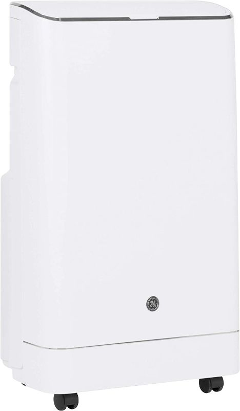 Photo 1 of GE 14,000 BTU Portable Air Conditioner for Medium Rooms up to 550 sq ft. (9,850 BTU SACC), Wi-Fi Enabled, 3-in-1 with Dehumidify, Fan, and Auto Evaporation, Included Window Installation Kit
