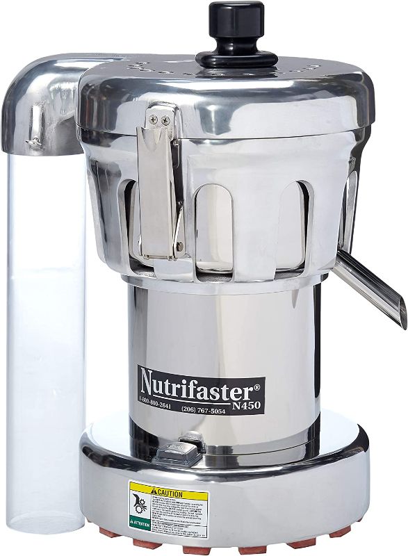 Photo 1 of **INCOMPLETE** Nutrifaster N450 Multi Purpose Juicer | Polished Aluminum
