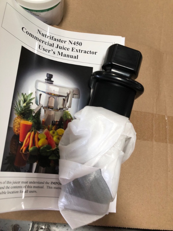 Photo 7 of **INCOMPLETE** Nutrifaster N450 Multi Purpose Juicer | Polished Aluminum
