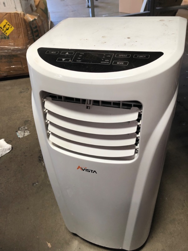 Photo 2 of **NOT FUNCTIONAL PARTS ONLY!! AVISTA APA08ZCW 8,000 BTU PORTABLE AIR CONDITIONER WITH REMOTE FACTORY REFURBISHED