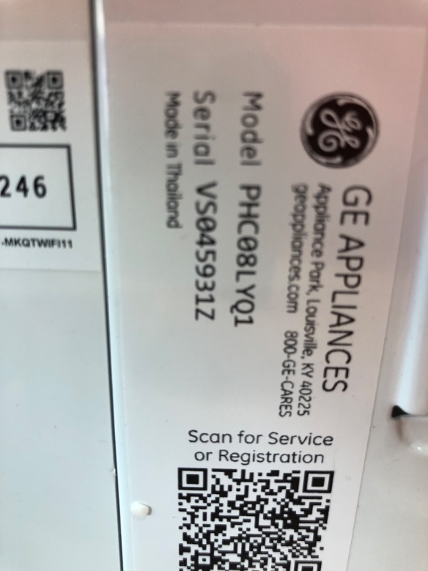 Photo 1 of GE Profile Ultra Quiet Window Air Conditioner 8,100 BTU, WiFi Enabled Energy Efficient for Medium Rooms, Easy Installation with Included Kit, 8K Window AC Unit, Energy Star, White
