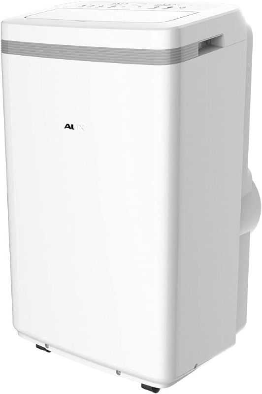 Photo 1 of AuxAC White 8,000 BTU Portable Air Conditioner with Wheels | AC for Rooms up to 200 Sq.Ft. | Dehumidifer | 3-Modes | Window Venting Kit | Auto Restart | Timer MF-08KC, Up to 250 Sq. Ft
