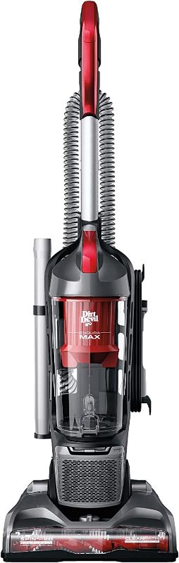 Photo 1 of Dirt Devil Endura Max Upright Bagless Vacuum Cleaner for Carpet and Hard Floor, Powerful, Lightweight, Corded, UD70174B, Red
