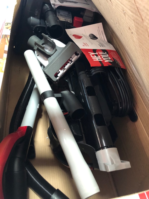 Photo 2 of ***PARTS ONLY*** Dirt Devil Endura Max Upright Bagless Vacuum Cleaner for Carpet and Hard Floor, Powerful, Lightweight, Corded, UD70174B, Red
