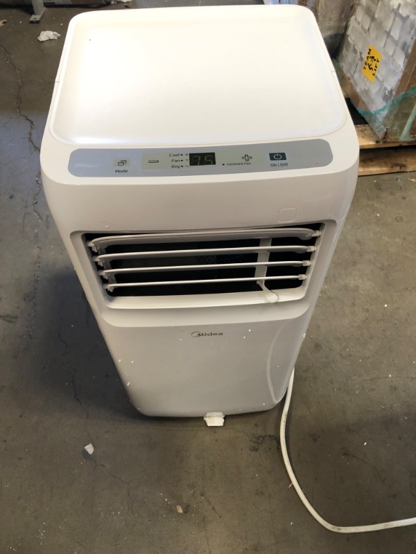 Photo 3 of Midea 8,000 BTU ASHRAE (5,300 BTU SACC) Portable Air Conditioner, Cools up to 175 Sq. Ft., Works as Dehumidifier & Fan, Remote Control & Window Kit Included
