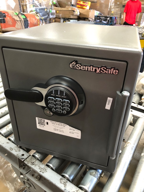 Photo 3 of Sentry Fire-Safe Electronic Lock Business Safes, Grey
**NO BATTERIES**