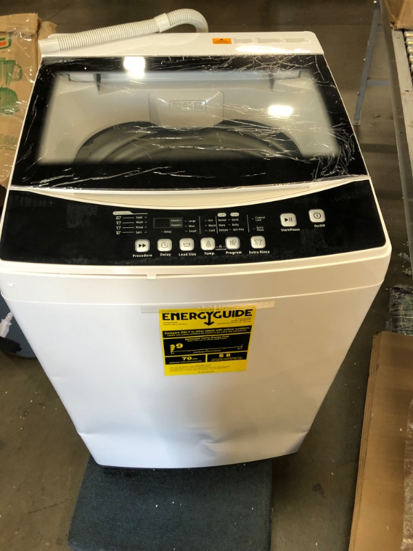 Photo 4 of (DAMAGE)2.0 cu. ft. Portable Top Load Washing Machine in White
**DENT**