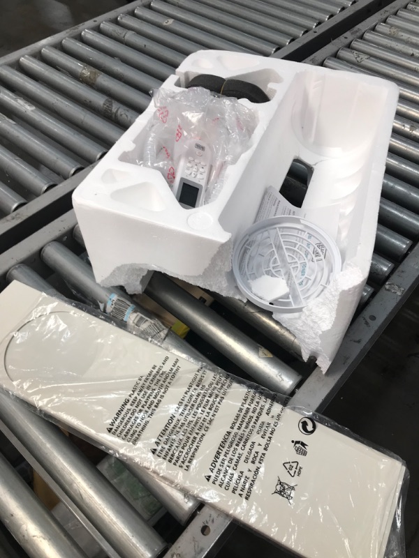 Photo 1 of BLACK+DECKER 8,000 BTU DOE (14,000 BTU ASHRAE) Portable Air Conditioner with Remote Control, White
.**MISSING TUBE COMPONENT**