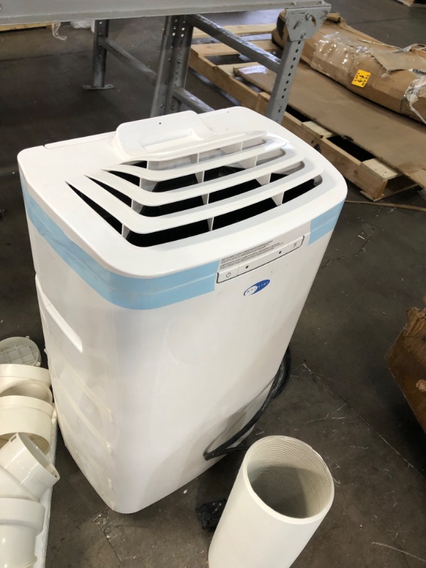 Photo 2 of ARC-110WD 18" Eco-Friendly Dual Hose Portable Air Conditioner with 11000 BTU Cooling Capacity Remote Control 81 Pts Daily Dehumidifying Capacity
