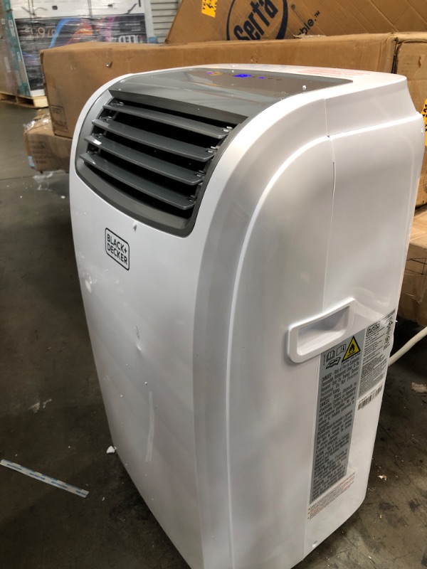 Photo 5 of BLACK+DECKER BPT08HWTB Portable Air Conditioner with Heat, 8,000 BTU SACC/CEC (12,500 BTU ASHRAE), Cools Up to 350 Square Feet, White
