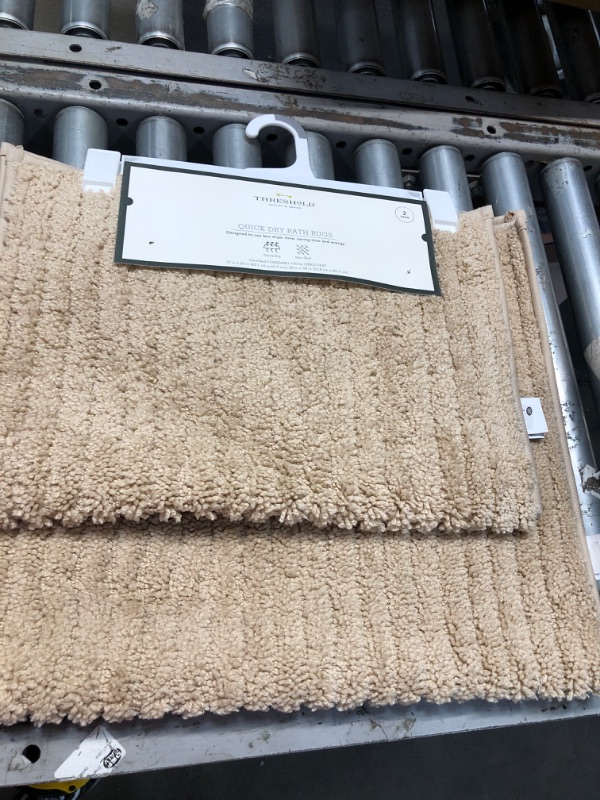 Photo 2 of 2pk Quick Dry Bath Rug Set - Threshold™
