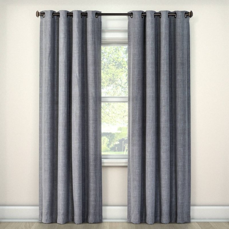 Photo 1 of 1pc 52"x84" Blackout Rowland Window Curtain Panel - Eclipse
