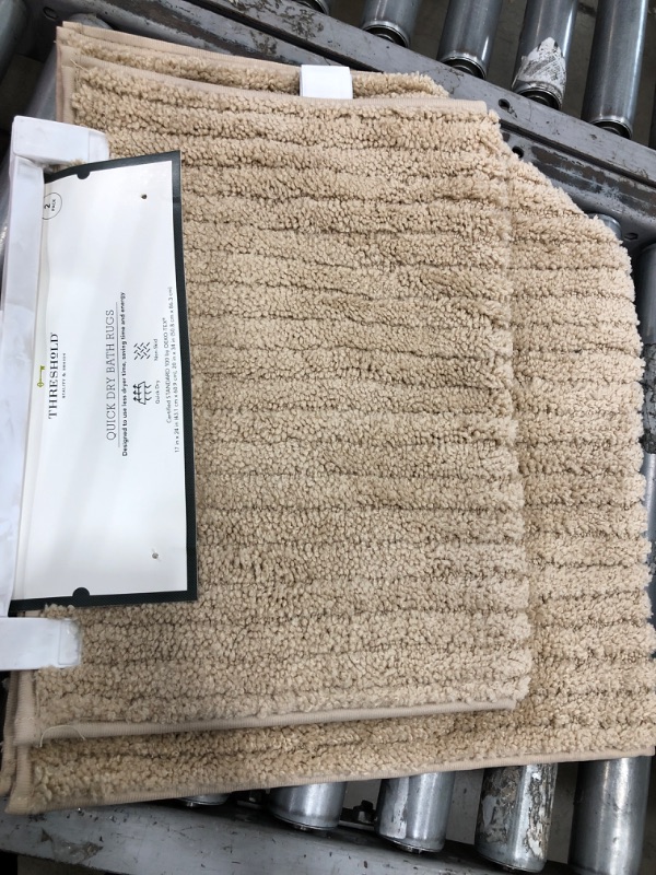 Photo 2 of 2pk Quick Dry Bath Rug Set - Threshold™
