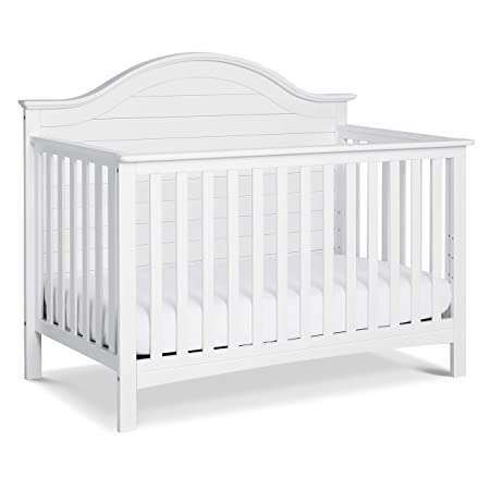 Photo 1 of Carter's by DaVinci Nolan 4-in-1 Convertible Crib in White, Greenguard Gold Certified, 1 Count (Pack of 1)
