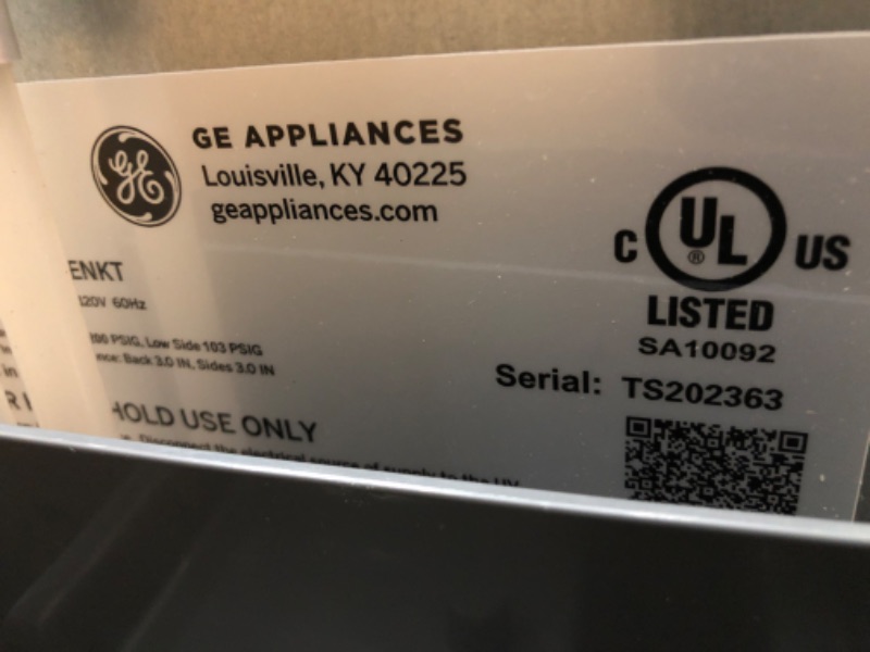 Photo 6 of **Parts Only** NON FUNCTIONAL**GE Profile Opal | Countertop Nugget Ice Maker with Side Tank | Portable Ice Machine Makes up to 24 Lbs. of Ice per Day | Stainless Steel Finish
