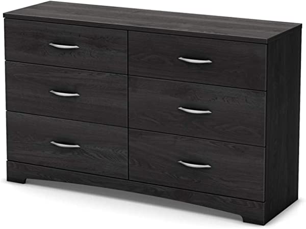 Photo 1 of ***INCOMPLETE MISSING BOXES TO COMPLETE THE SET*** South Shore Step One 6-Drawer Double Dresser-Gray Oak
