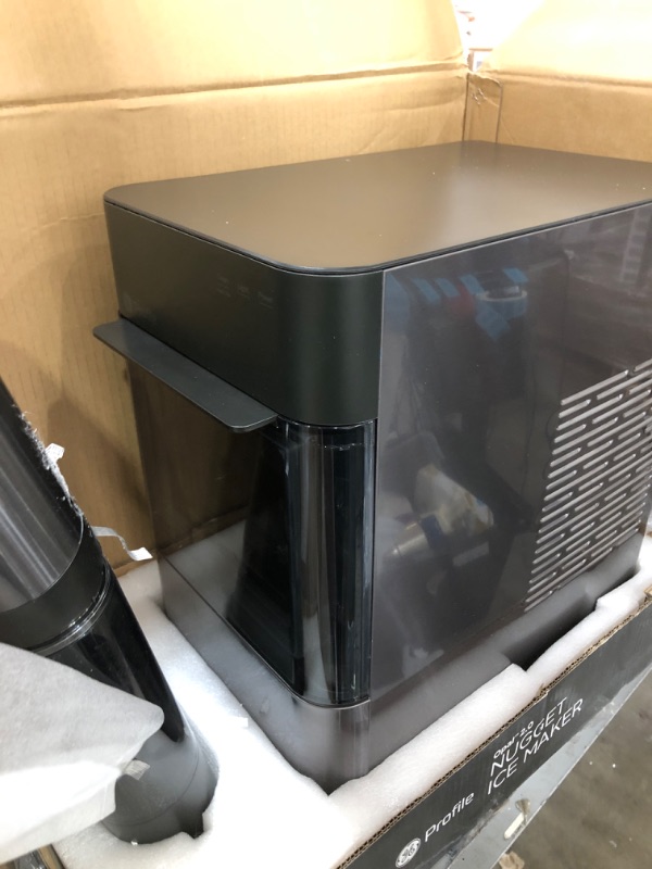 Photo 4 of GE Profile Opal 2.0 | Countertop Nugget Ice Maker with Side Tank | Ice Machine with WiFi Connectivity | Smart Home Kitchen Essentials | Black Stainless
