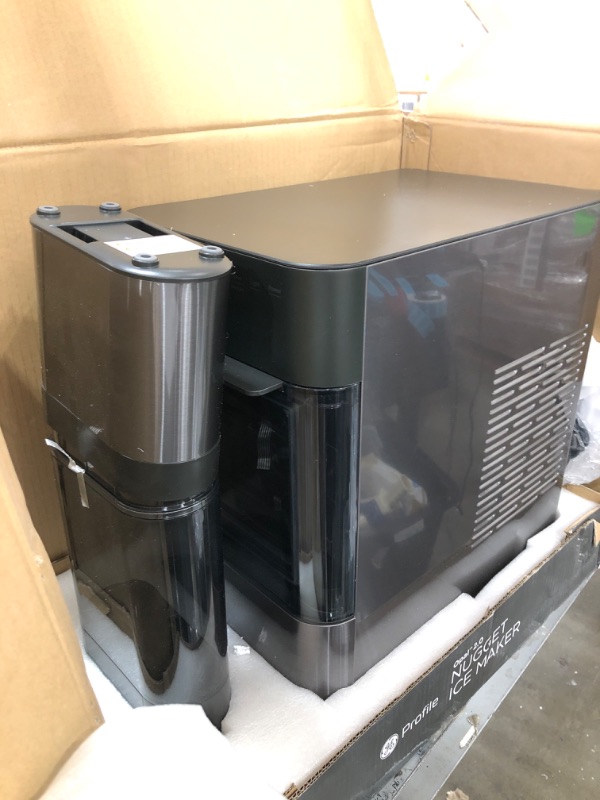 Photo 3 of GE Profile Opal 2.0 | Countertop Nugget Ice Maker with Side Tank | Ice Machine with WiFi Connectivity | Smart Home Kitchen Essentials | Black Stainless
