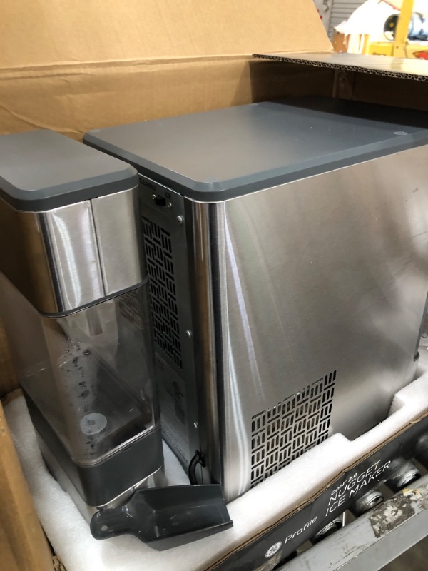 Photo 4 of GE Profile Opal 2.0 | Countertop Nugget Ice Maker with Side Tank | Ice Machine with WiFi Connectivity | Smart Home Kitchen Essentials | Stainless Steel
