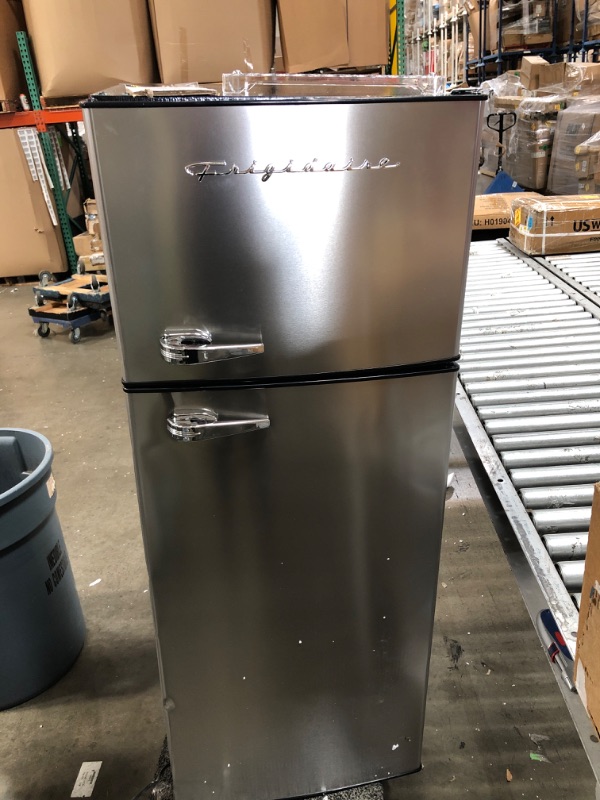 Photo 2 of Frigidaire EFR751, 2 Door Apartment Size Refrigerator with Freezer, 7.2 cu ft, Platinum Series, Stainless Steel, 7.5
