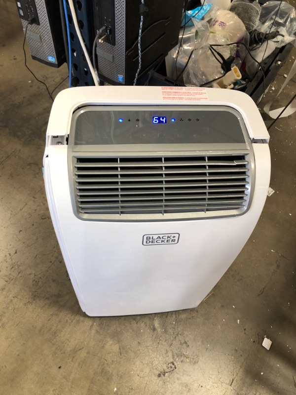 Photo 1 of BLACK+DECKER BPACT10WT AC with Remote Control Portable Air Conditioner, 10,000 BTU, White
