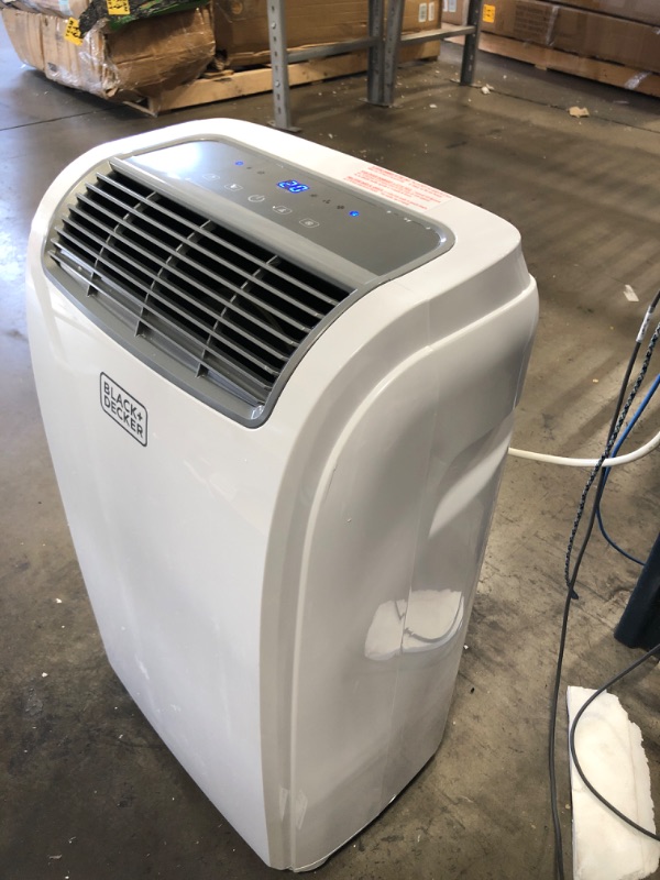 Photo 1 of BLACK+DECKER BPACT10WT AC with Remote Control Portable Air Conditioner, 10,000 BTU, White
