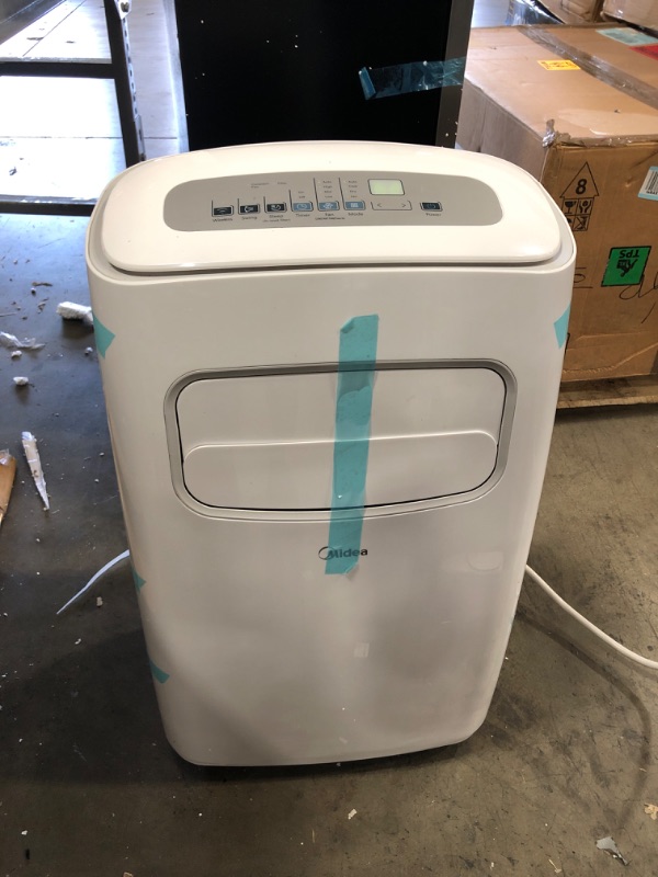 Photo 2 of Midea 10,000 BTU ASHRAE (5,800 BTU SACC) Portable Air Conditioner, Cools up to 200 Sq. Ft., Works as Dehumidifier & Fan, Control with Remote, Amazon Alexa & Google Assistant
