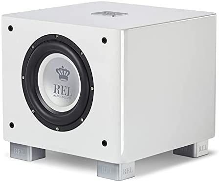 Photo 1 of REL Acoustics T/7x Subwoofer, 8 inch Front-Firing Driver, Arrow™ Wireless Port, High Gloss White
