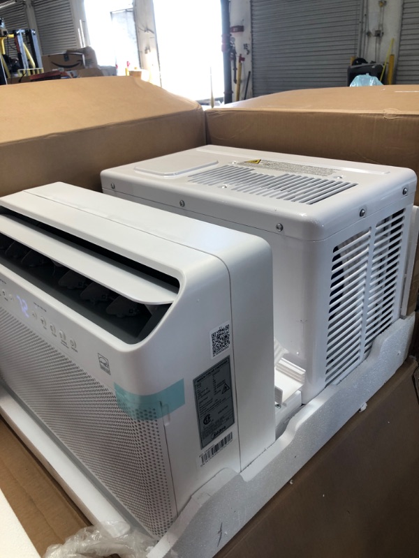 Photo 3 of Midea 8,000 BTU U-Shaped Smart Inverter Window Air Conditioner–Cools up to 350 Sq. Ft., Ultra Quiet with Open Window Flexibility, Works with Alexa/Google Assistant, 35% Energy Savings, Remote Control
