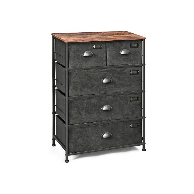 Photo 1 of 5 Drawers Fabric Dresser
