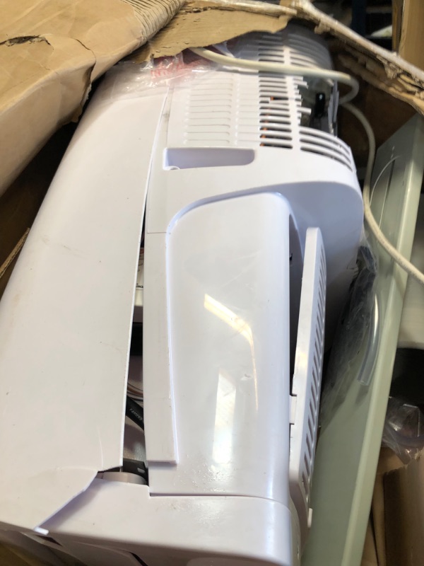 Photo 2 of MAJOR DAMAGE-PARTS ONLY-Rosewill Portable Air Conditioner 12000 BTU AC Fan Dehumidifier & Heater, 4-in-1 Cool/Fan/Dry/Heat w/Remote Control, Quiet Energy Efficient Self Evaporation Unit for Single Room Use, RHPA-18003
