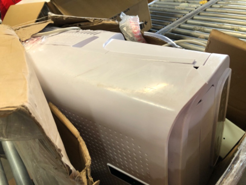 Photo 6 of MAJOR DAMAGE-PARTS ONLY-Rosewill Portable Air Conditioner 12000 BTU AC Fan Dehumidifier & Heater, 4-in-1 Cool/Fan/Dry/Heat w/Remote Control, Quiet Energy Efficient Self Evaporation Unit for Single Room Use, RHPA-18003
