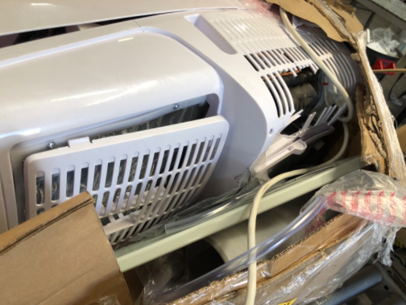 Photo 8 of MAJOR DAMAGE-PARTS ONLY-Rosewill Portable Air Conditioner 12000 BTU AC Fan Dehumidifier & Heater, 4-in-1 Cool/Fan/Dry/Heat w/Remote Control, Quiet Energy Efficient Self Evaporation Unit for Single Room Use, RHPA-18003
