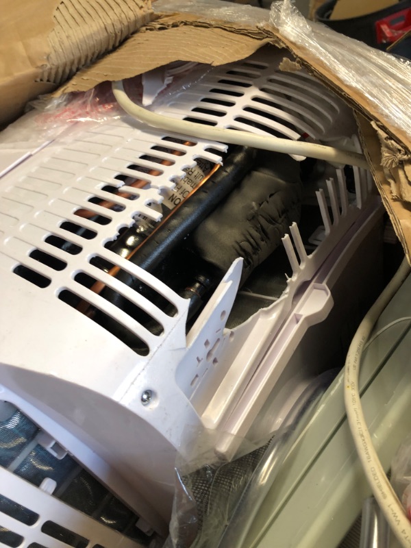 Photo 7 of MAJOR DAMAGE-PARTS ONLY-Rosewill Portable Air Conditioner 12000 BTU AC Fan Dehumidifier & Heater, 4-in-1 Cool/Fan/Dry/Heat w/Remote Control, Quiet Energy Efficient Self Evaporation Unit for Single Room Use, RHPA-18003
