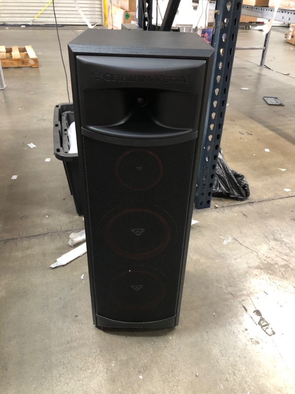 Photo 2 of Cerwin Vega - XLS-28 Dual 8" 3-Way Floorstanding Speaker (Each) - Black Ash
