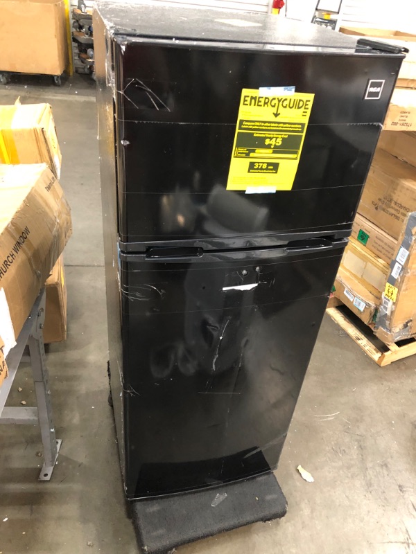 Photo 4 of 7.5 cu. ft. Mini Refrigerator in Black
