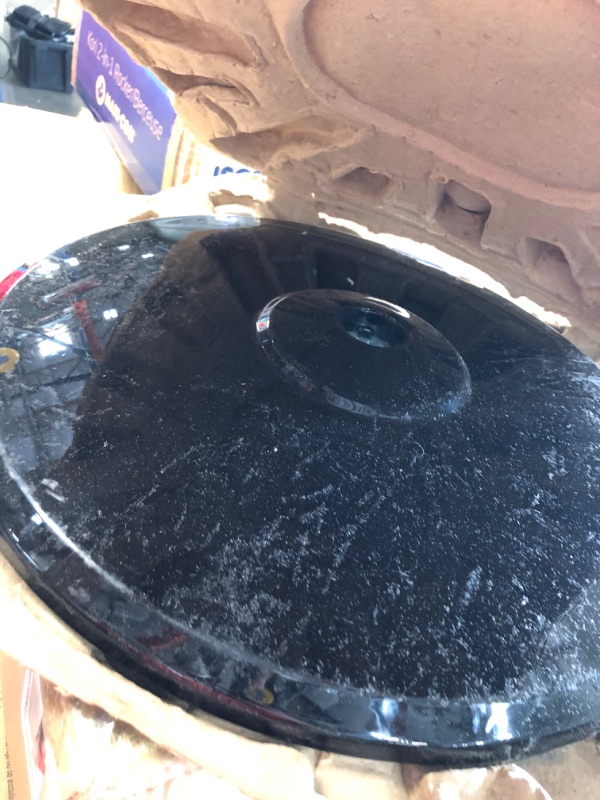 Photo 3 of PELONIS PFS45A5BBB 18 Inch 5-Blade Oscillating Adjustable Standing Pedestal Remote LED Display 5 Speed Setting and 7-Hour Timer Fan Black
