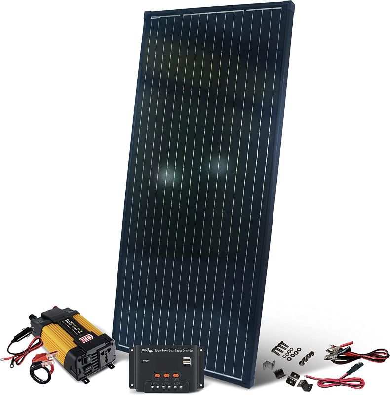 Photo 1 of Nature Power 50201 200 Watt Crystalline Complete Solar Panel Kit
