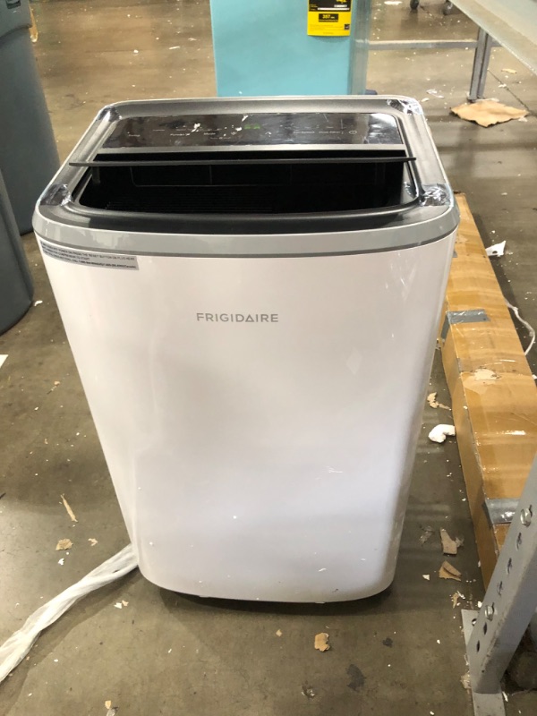 Photo 8 of Frigidaire FHPW122AC1 Portable Room Air Conditioner, 12,000 BTU with Multi-Speed Fan, Dehumidifier Mode, Easy-to-Clean Washable Filter, Built-in Air Ionizer, Wi-Fi Connected, in White
