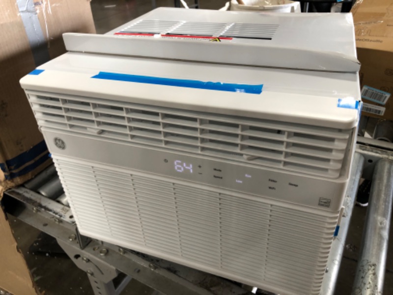 Photo 2 of ***PARTS ONLY*** GE 10,000 BTU 115-Volt Smart Window Air Conditioner for 450 sq ft Rooms with WiFi and Remote in White, ENERGY STAR