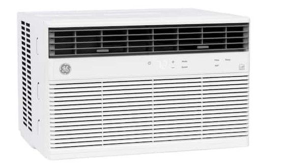 Photo 1 of ***PARTS ONLY*** GE 10,000 BTU 115-Volt Smart Window Air Conditioner for 450 sq ft Rooms with WiFi and Remote in White, ENERGY STAR