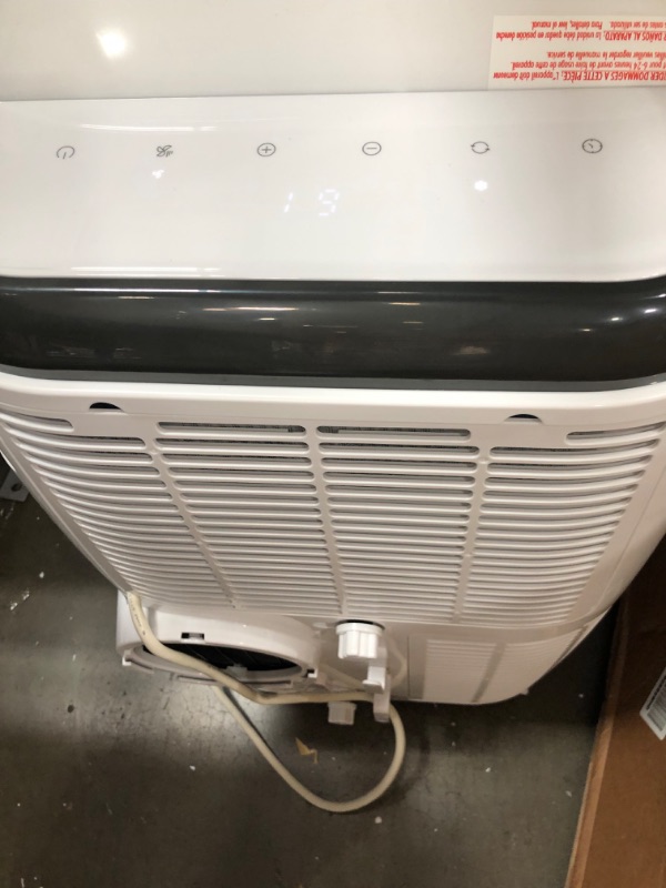 Photo 4 of 10,000 BTU; 6,000 BTU (SACC/CEC) Portable Air Conditioner with Double Motor, Dehumidifier and Remote, White