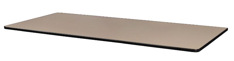 Photo 1 of 60 X 24 Rectangle Slim Table Top- Beige/ Grey - Regency TTRC602418BEGY
