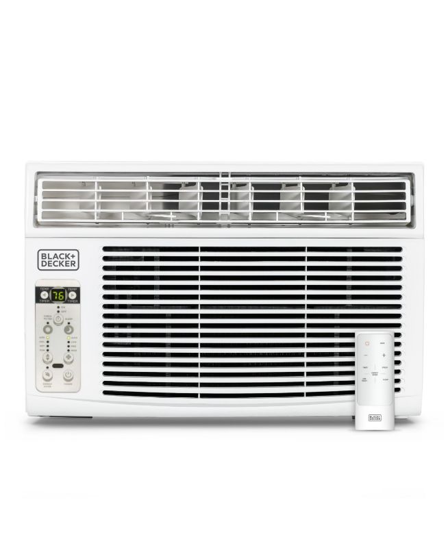 Photo 1 of BLACK+DECKER BD10WT6 Window Air Conditioner with Remote Control, 10000 BTU, Cools Up to 450 Square Feet, White
