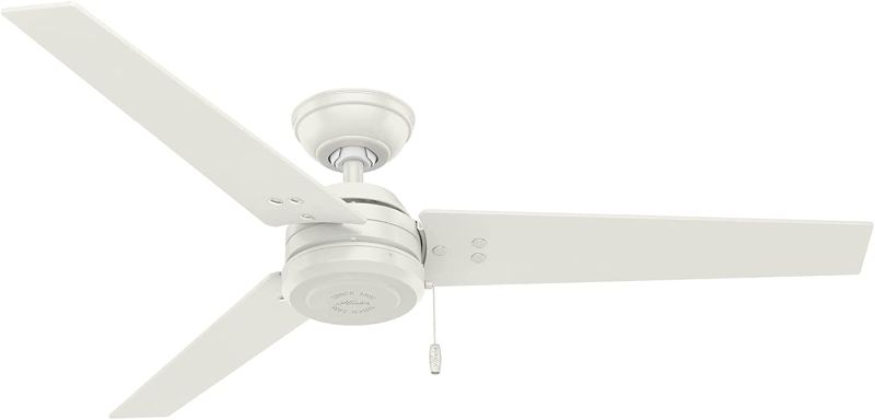 Photo 1 of (Incomplete - Parts Only) Hunter Fan Company 59263 Cassius 52 Inch 3 Blade 3 Speed Wooden Indoor/Outdoor Ceiling Fan