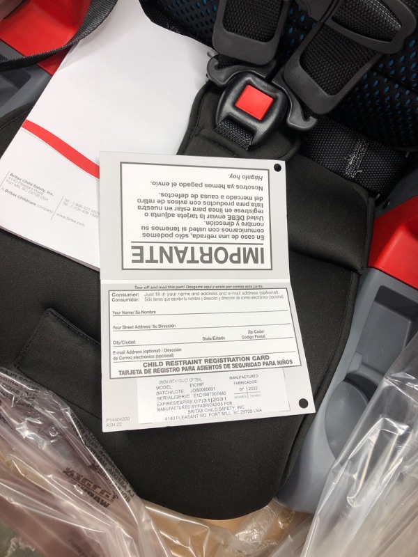 Photo 3 of Britax Grow with You ClickTight Harness 2 Booster Car Seat - Cool Flow Teal (1314028)
