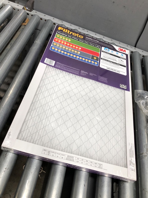 Photo 2 of 3M Filtrete 16x25x1, AC Furnace Air Filter, MPR 1500, Healthy Living Ultra Allergen, 2-Pack (exact dimensions 15.69 x 24.69 x 0.78)