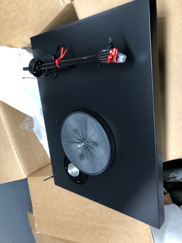 Photo 9 of **SEE COMMENTS**
Pro-Ject Debut Carbon EVO, Audiophile Turntable with Carbon Fiber tonearm, Electronic Speed Selection and pre-Mounted Sumiko Rainier Phono Cartridge (Satin Black)
